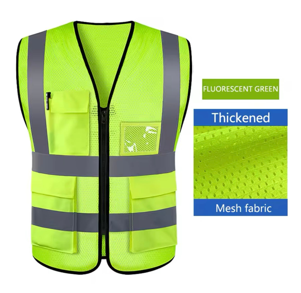 High Visibility Reflective Safety Vest