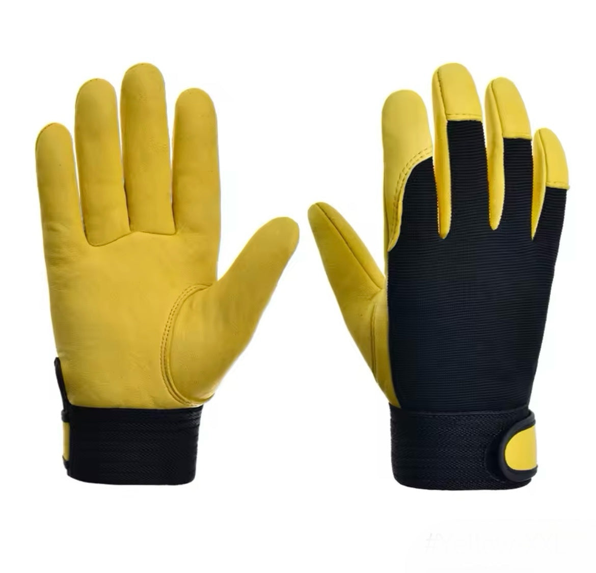 Cowhide Leather Safety Gloves